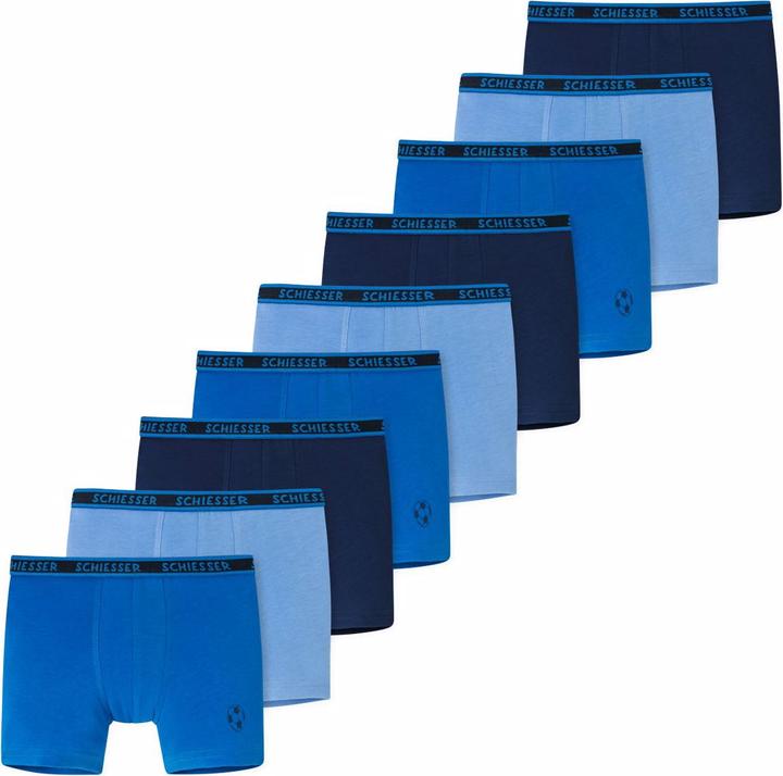 Immagine prodotto Schiesser 9 Pacchetti di pantaloncini / pantaloni in cotone biologico 95/5 per bambini (128, confezione da 9)