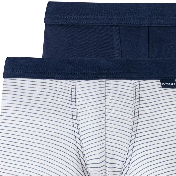 Image du produit Schiesser Lot de 6 shorts / pantalons Kids Boys à fines côtes en coton organique (92, paquet de 6)