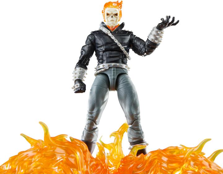 Produktbild Hasbro Marvel 85th Anniversary Marvel Legends Actionfigur mit Fahrzeug Ghost Rider 15 cm