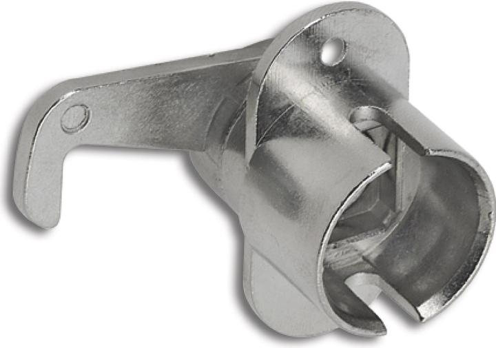 Hekna Cylinder roller shutter screw-on lock 503 SYSTEM 24 right, nickel-plated zamak