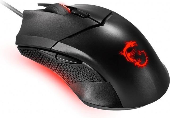 Actual product image MSI CLUTCH GM08 Optical Gaming Mouse "4200 DPI Optical Sensor, 6 Programmable buttons (Cable)