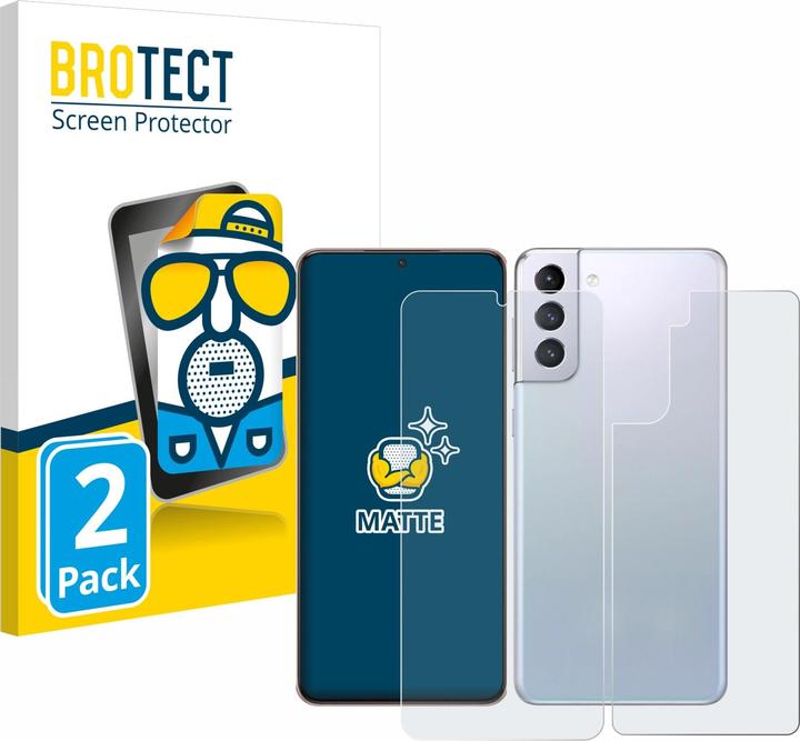 Actual product image BROTECT Anti-glare screen protector matt (2 Piece, Samsung Galaxy S21 5G)