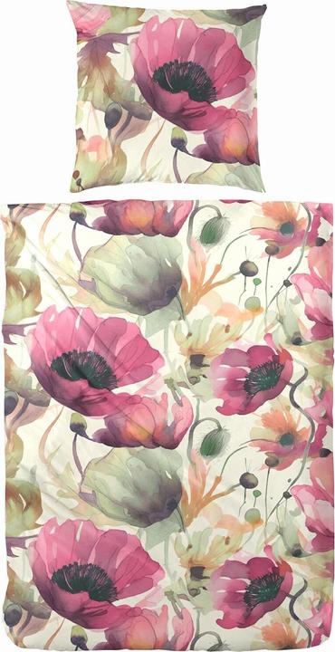 Produktbild Enrico Coss Edelflanell Bettwäsche Tampere pink (Bettwäsche Set, 155x220 cm + 80x80 cm)
