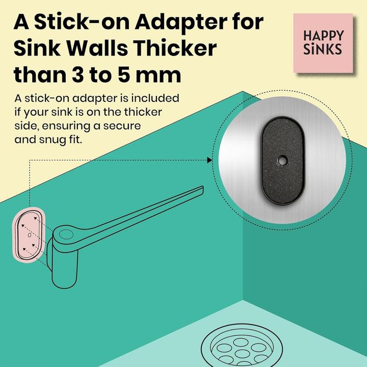 Produktbild Happy Sinks Magnetischer Geschirrtuchhalter - Geeignet für Metallsenken