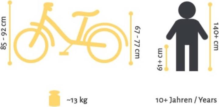Actual product image Bikestar Urban Jungle (24")