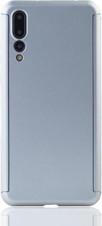 Actual product image König Design Case Mobile Protection for Huawei P20 Pro Full Case Cover Screen Protector Cases Silver (Huawei P20 Pro)