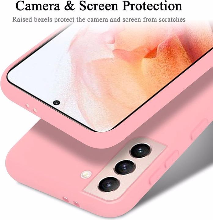 Actual product image Cadorabo TPU Liquid Silicone Case Cover (Samsung Galaxy S21 5G)