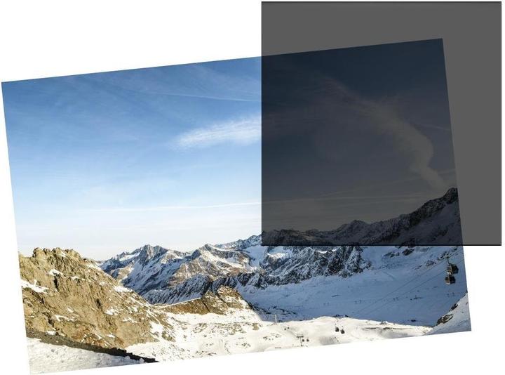 Actual product image Walimex Gray filter ND8 for Matte Box (100 mm, Neutral density filter, 100 mm)