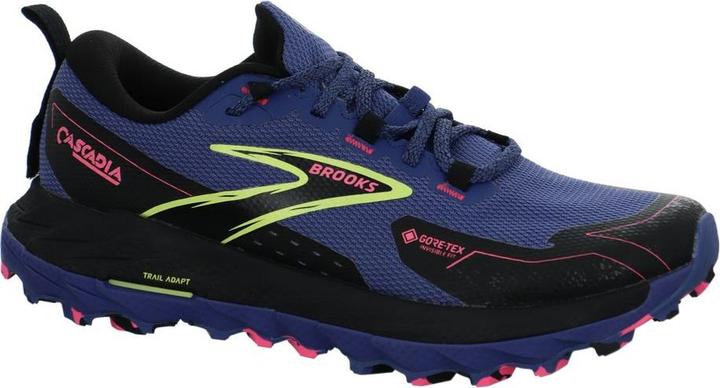 Produktbild Brooks Running Brooks Cascadia 18 GTX Laufschuhe Grau Blau / Schwarz / Pink Damen (38.5)