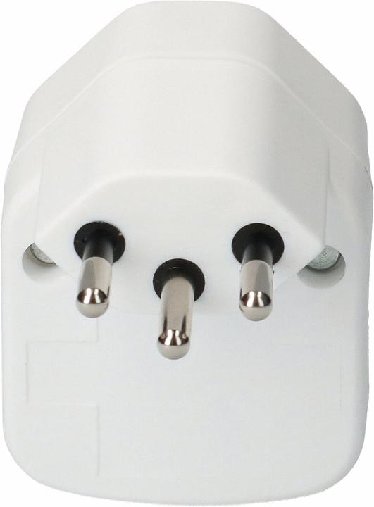 Produktbild Max Hauri 2-mal: Stromspar-Steckeradapter mit Kinderschutz und Netzschalter