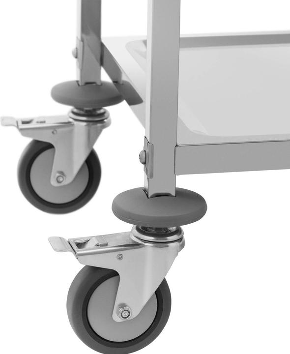 Actual product image Royal Catering Serving Trolley - 3 shelves - 69 x 34 x 3 cm - 81 kg -
