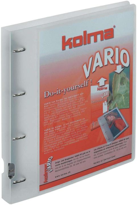 Image du produit Kolma Livret de présentation Vario A4 XL 4 anneaux hauteur de remplissage 2 cm incolore (A4, 29 mm, 1 pièce(s))