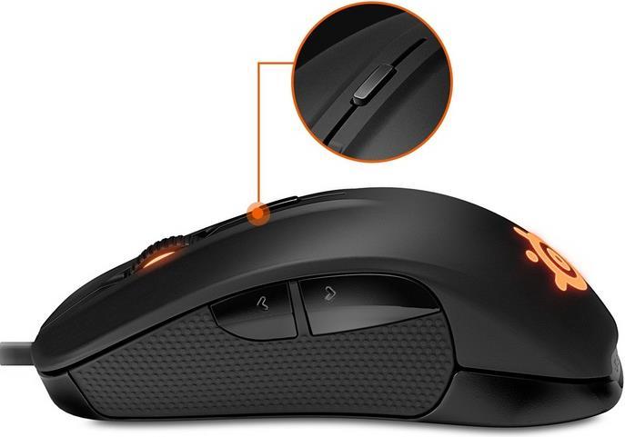 Actual product image SteelSeries Rival 300 RGB Gaming Mouse (Cable)