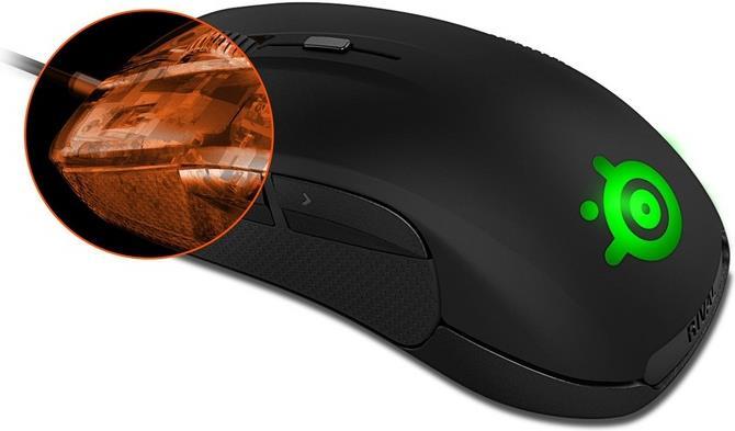 Actual product image SteelSeries Rival 300 RGB Gaming Mouse (Cable)