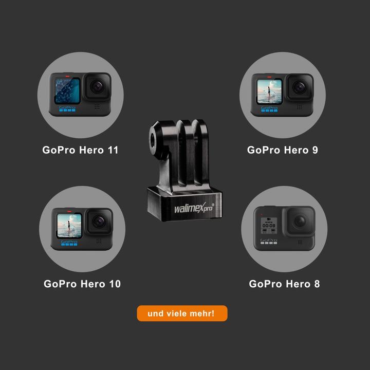 Produktbild Walimex GoPro Adapter (Hero 3, Hero 4, hero 5, Hero 6, Hero 7, Hero 8)