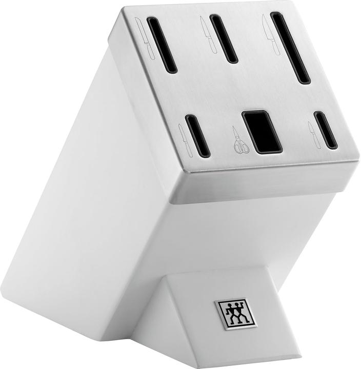 Produktbild Zwilling 1002454 Gourmet Selbstschärfender Messerblock 7 teilig weiss
