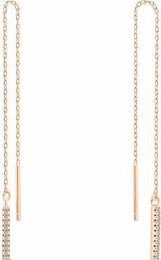Brilio Silver - Long chain earrings with zircons EA1007Y