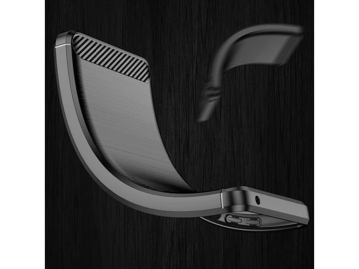 Produktbild Screenguard Xiaomi Redmi Note 11 Pro+ 5G Hülle Carbon Brushed Soft TPU (Xiaomi Redmi Note 11 Pro+ 5G)
