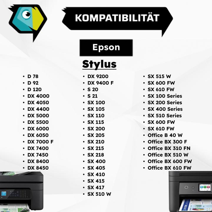 Immagine prodotto Inkadoo Cartucce d'inchiostro compatibili con Epson C13T07124011 / T0712, ciano Ciano (C)