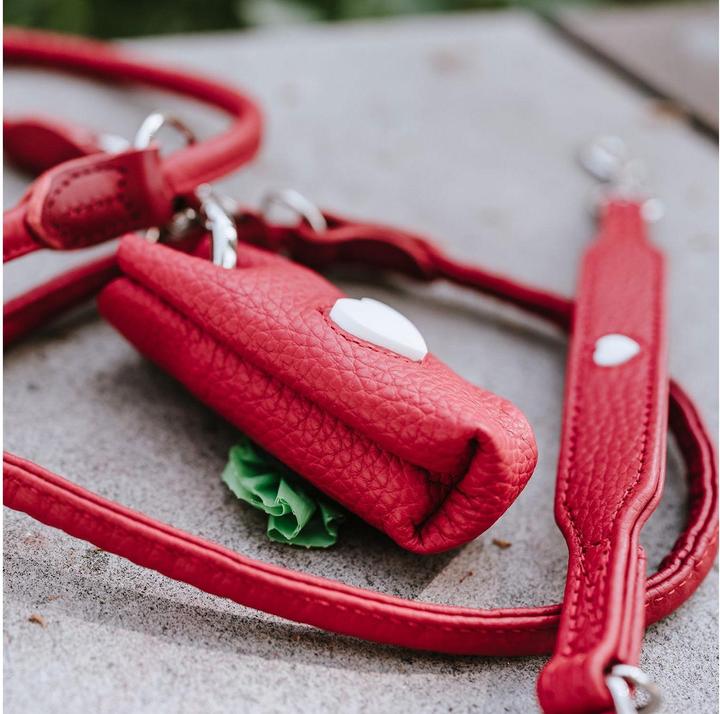 Actual product image Hunter Adjustable lead line Round & Soft Love, 0.6/200, red (Dog, General)