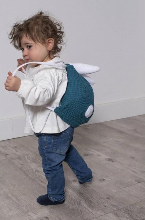 Immagine prodotto BB&Co Zaino / Borsa da ginnastica per bambini Bunny, indaco