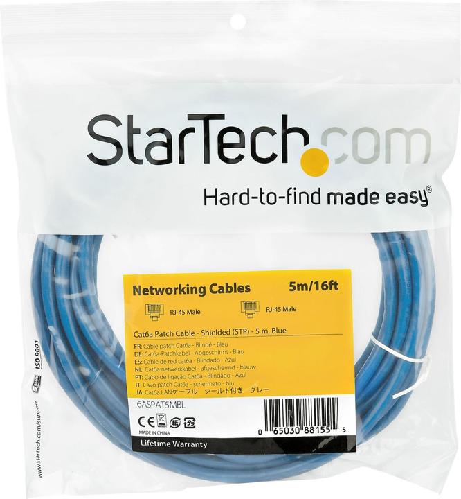 Produktbild StarTech -Ethernet-Kabel (S/UTP, CAT6a, 5 m)
