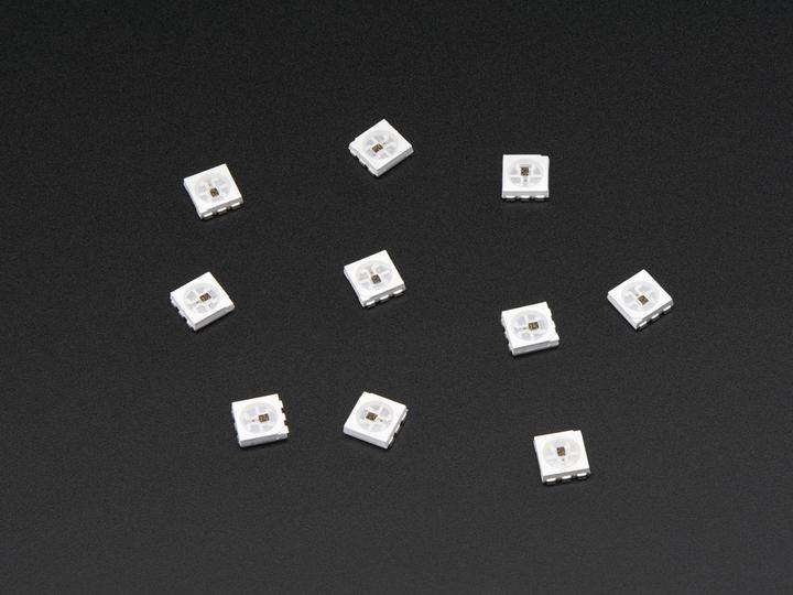 Actual product image OEM Neopixel WS2812S 5050 RGB LED (with driver) 10 pcs. (Various)
