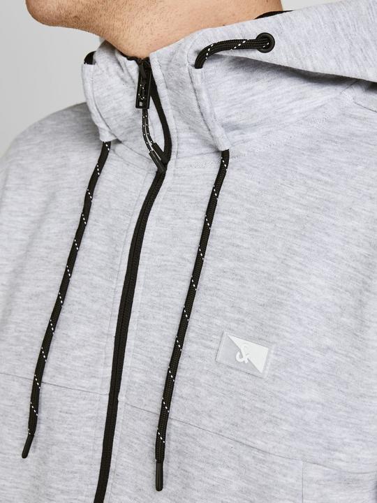 Immagine prodotto Jack & Jones Felpa con cappuccio a collo alto con cerniera (XS)