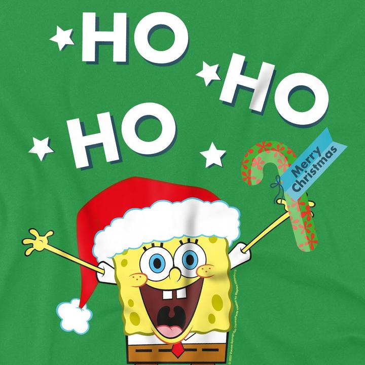 Produktbild Spongebob Squarepants Ho Ho Ho Merry Christmas! TShirt (4XL)