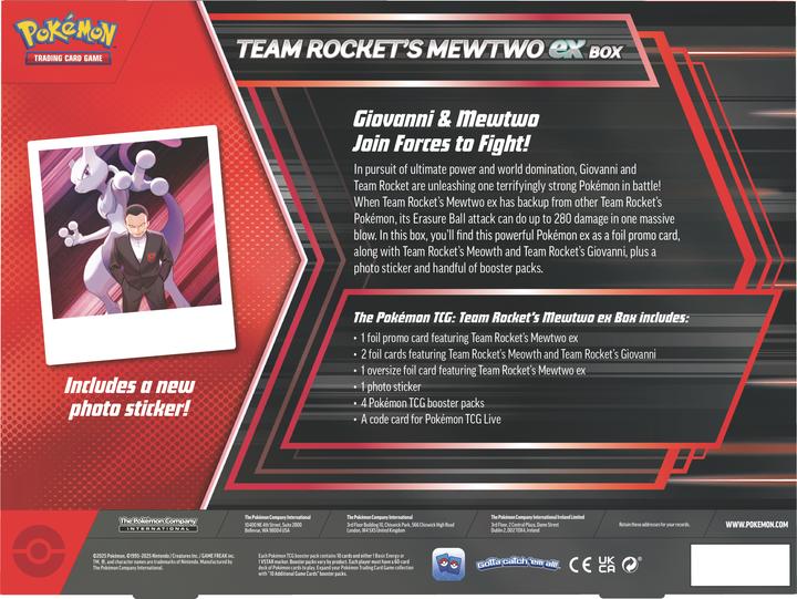 Immagine prodotto Pokémon P-EN Team Rocket's Mewtwo ex Box (Inglese, Box Set e Collezione)