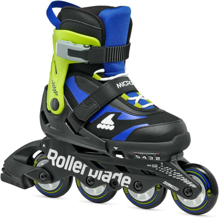 Actual product image Rollerblade Inline-Skates Microblade Schwarz/Blau, 33-36.5 (33, 36.5)