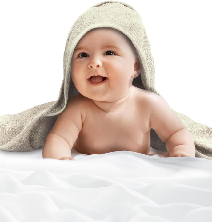 Produktbild Aspero 2x Baby Kapuzenhandtücher aus Bio-Baumwolle 100x100 cm - 9233
