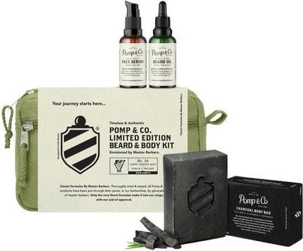 Actual product image Pomp & Co Beard & Body Dopp Kit Set - Suitable for Shaving