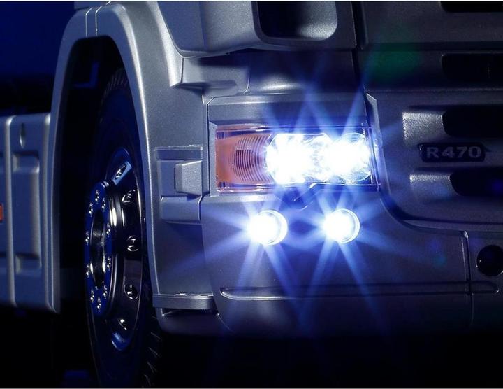 Produktbild Tamiya Scania R470 Elektro Brushed LKW 1:14 Kit Silber (Kit)