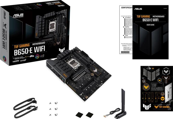 Image du produit ASUS TUF GAMING B650-E WIFI (AM5, AMD B650E, ATX)