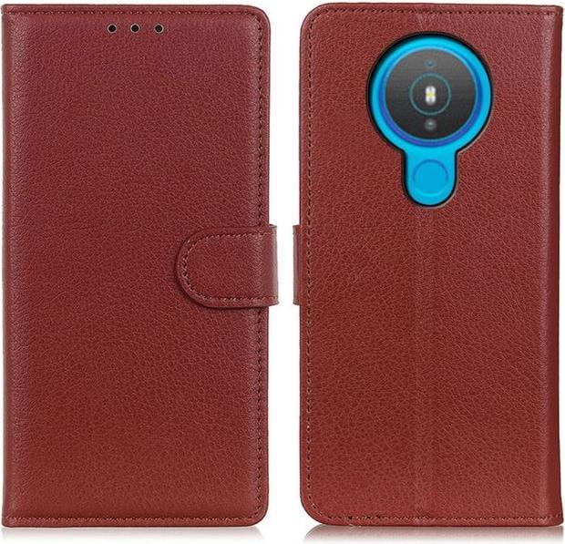 Actual product image MU Classic Litchi Leather Bookcover Series (Nokia 1.4)
