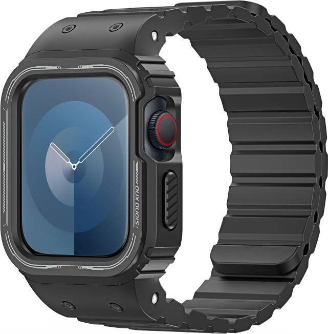 Dux Ducis OA Bracelet Apple Watch 38mm/40mm/41mm - Noir (38 mm, 40 mm, 41 mm, Silicone (liquide))