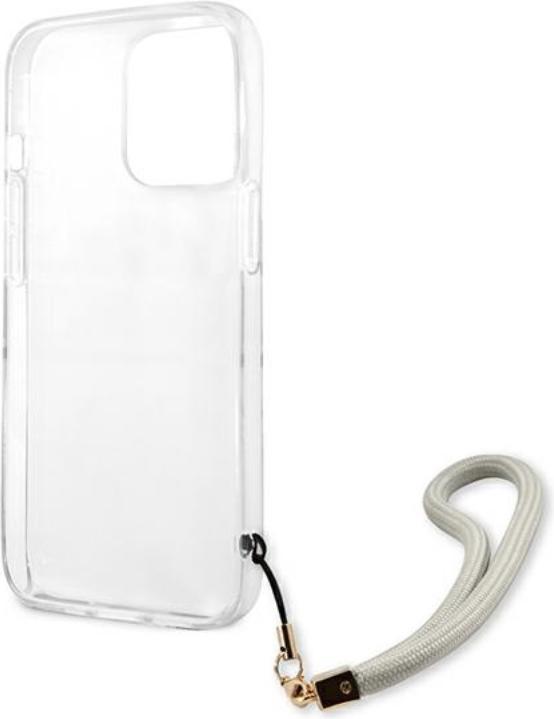 Actual product image Guess Hard Cover Marble Stripe with Strap (Apple iPhone 13 Pro Max)