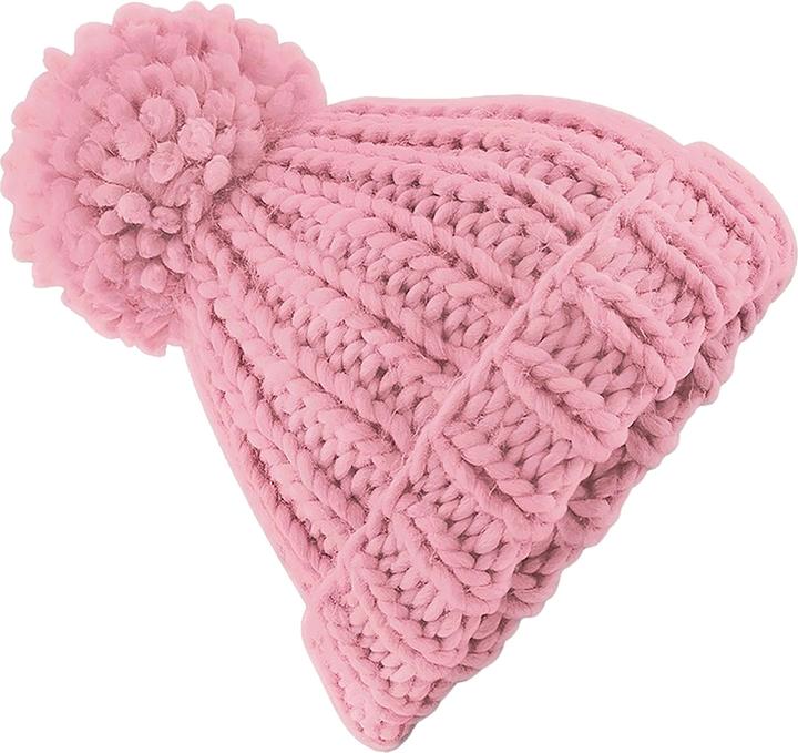 Actual product image Beechfield Oversized knitted hat with bobble (One size)