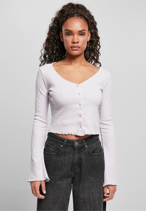 Image du produit Urban Classics Cardigan croisé à côtes pour femmes (4XL)