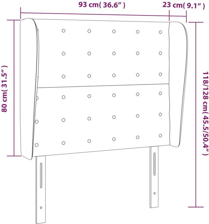 Immagine prodotto VidaXL Zain (93 x 23 x 128 cm)