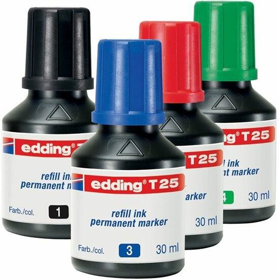 Produktbild Edding Nachfülltusche T25 (Marker Nachfülltusche, Schwarz, 30 mm)