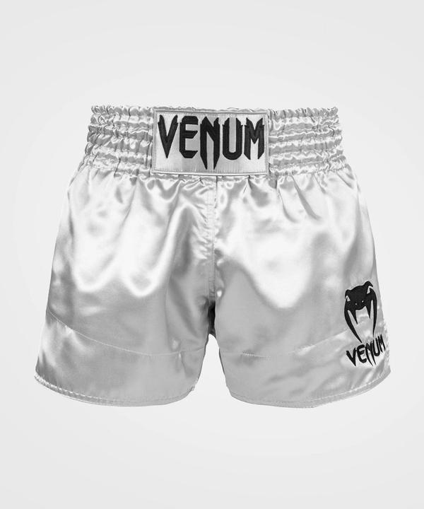 Produktbild Venum Classic Muay Thai Shorts - Silver/Black (L)