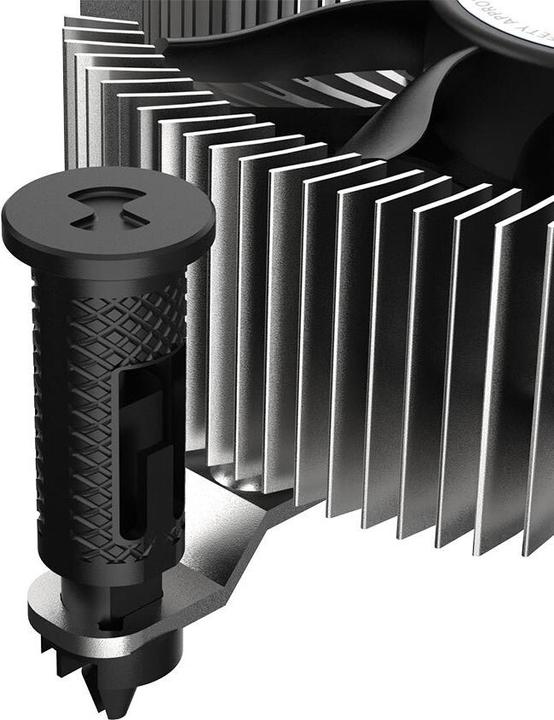 Actual product image Akasa AK-CC6602HP01 Low Profile CPU Cooler - Socket LGA 1700, 30 mm height (29.92 mm)