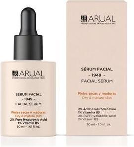 Immagine prodotto Arual Siero per il viso per pelli secche e mature con Acido Ialuronico Puro e Vitamina B5