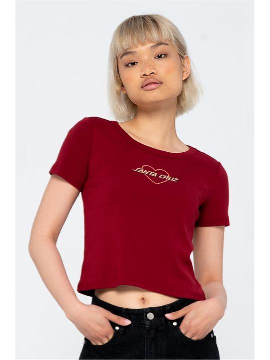 Actual product image Santa Cruz Heart Strip T-Shirt (M)