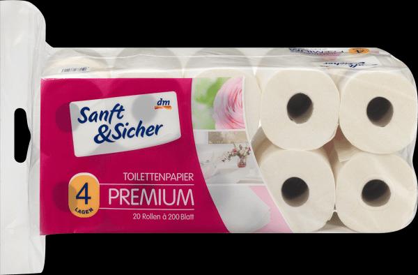 dm Sanft&Sicher Toilettenpapier Premium (20 x)