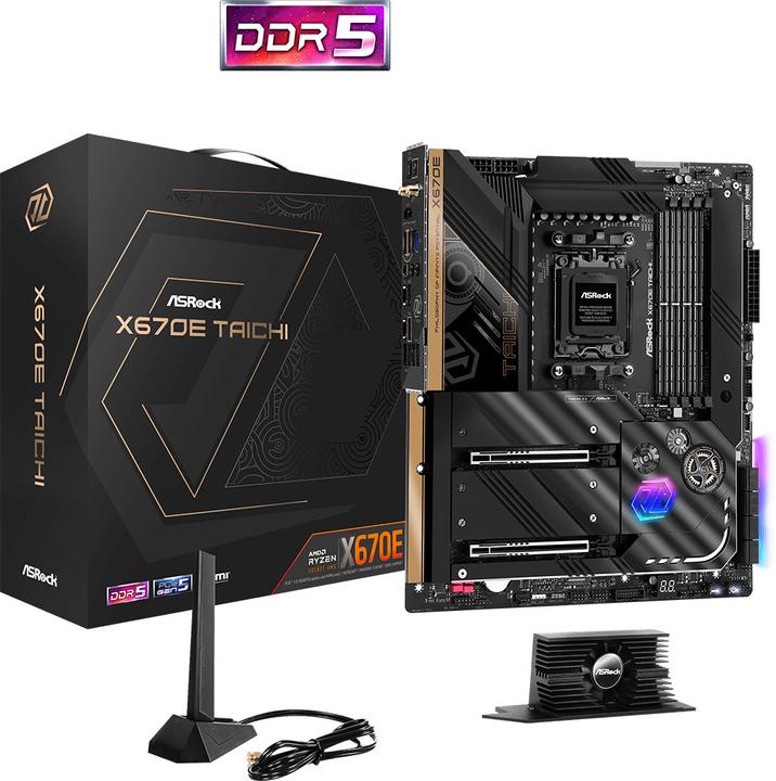 Actual product image AsRock X670E Taichi (AM5, AMD X670, E-ATX)