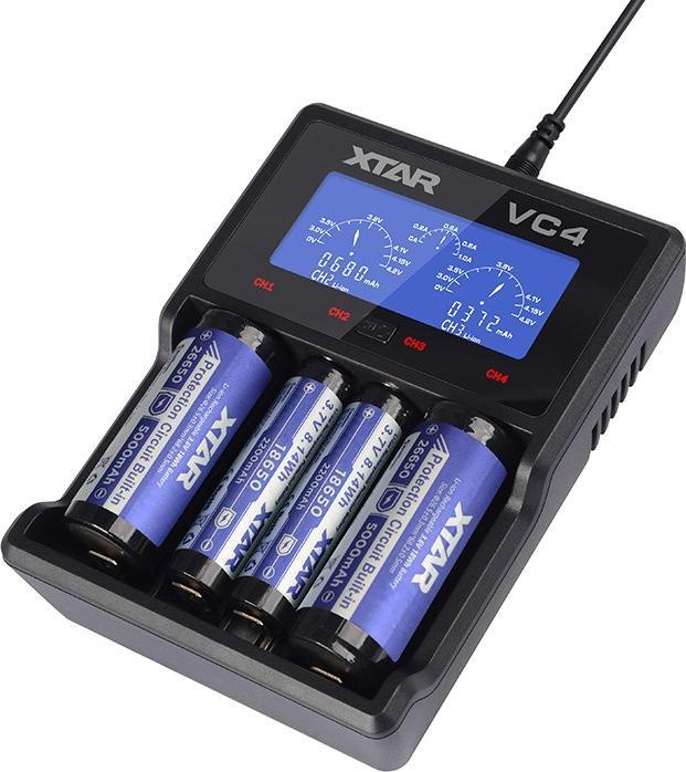 Image du produit Xtar VC4 (1 pcs, A, C, D, AA, AAA, AAAA, Chargeurs sans batterie)