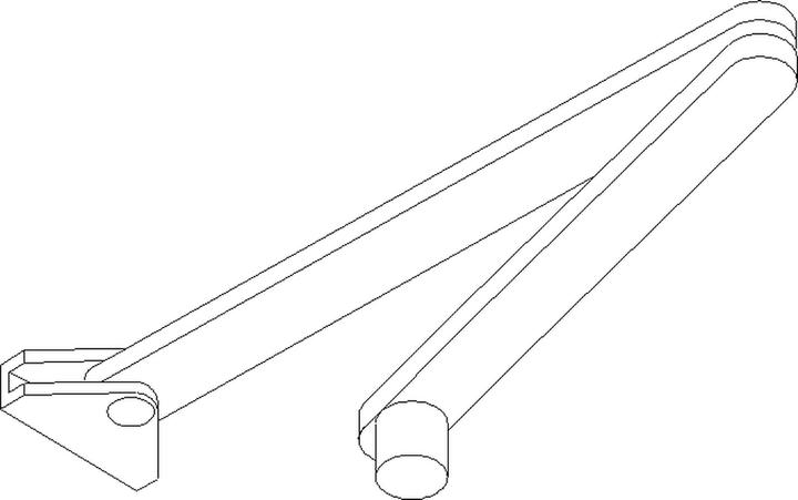 Produktbild Geze Normalgestänge zu Türschliesser TS 2000 V + TS 4000 (Zimmertür, Eingangstür, Holztür, Balkontür, Indoor)